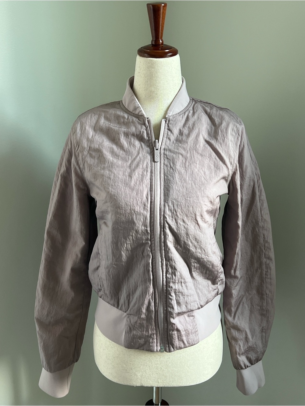 Lululemon | Light Lavender Reversible Bomber Jacket Size 4